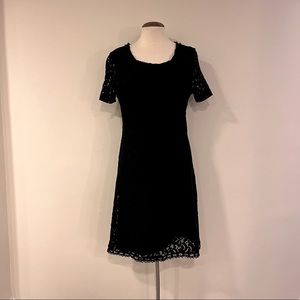 Beautiful black lace midi dress!